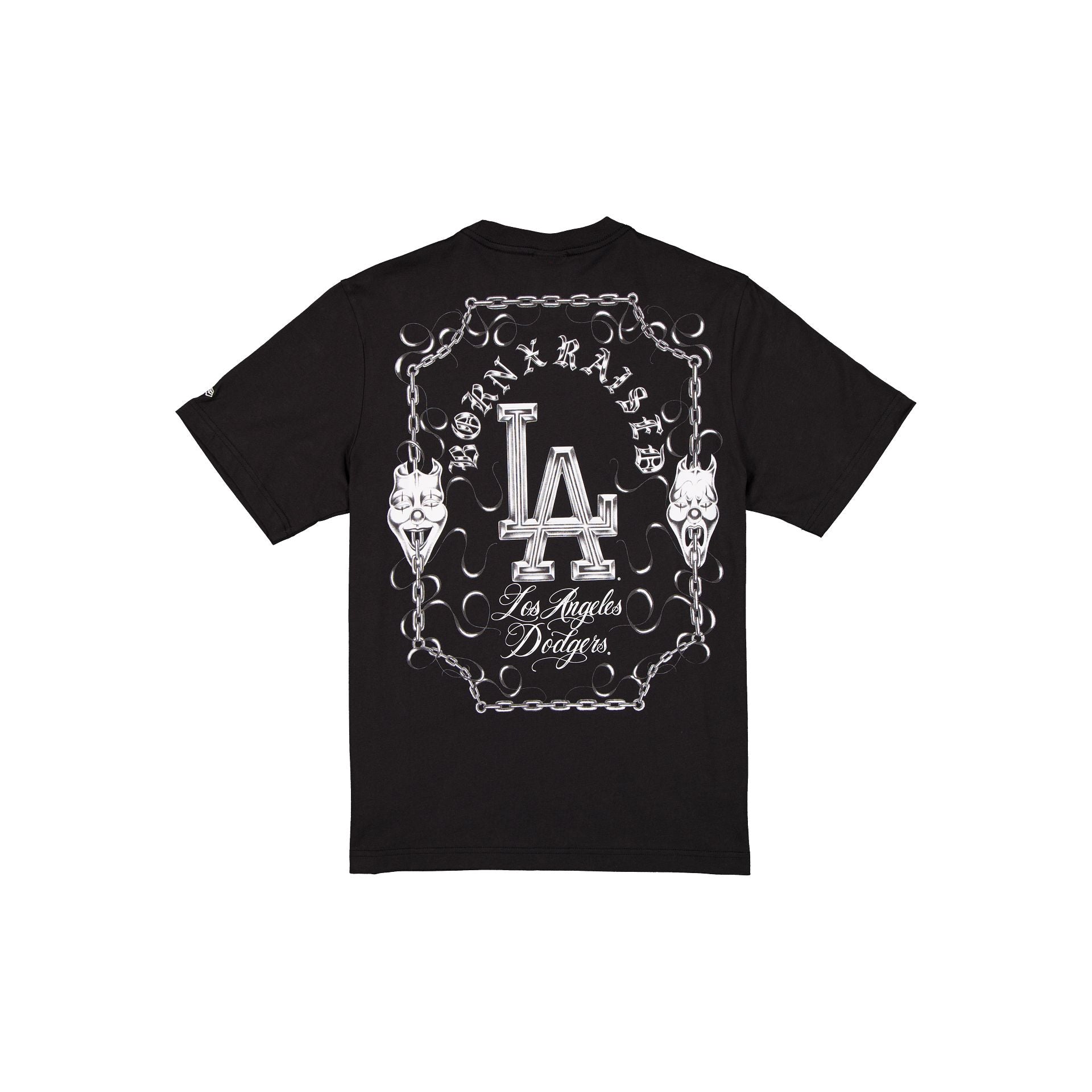 Born x Raised x Los Angeles Dodgers Masks Black T-Shirt – New Era Cap
