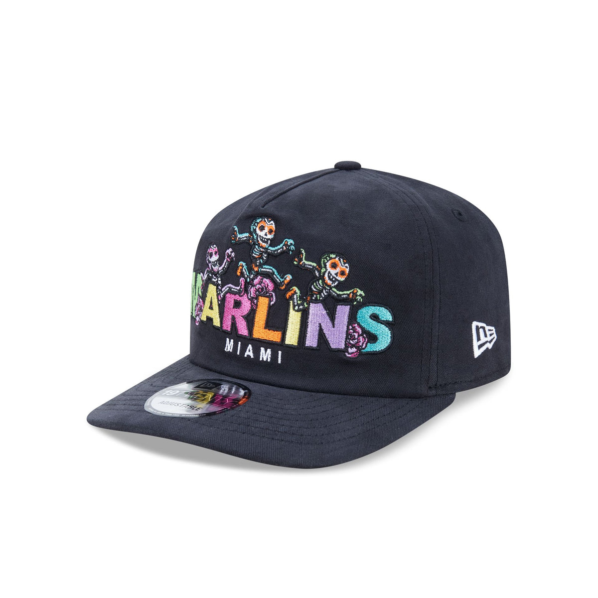 Miami Marlins Day of the Dead Skeleton Dance 19TWENTY Snapback Hat