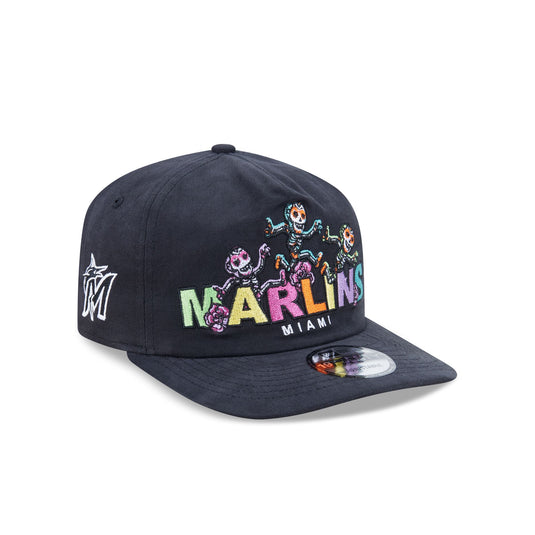 Miami Marlins Day of the Dead Skeleton Dance 19TWENTY Snapback Hat