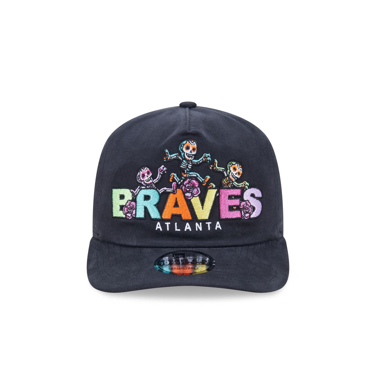 Atlanta Braves Day of the Dead Skeleton Dance 19TWENTY Snapback Hat
