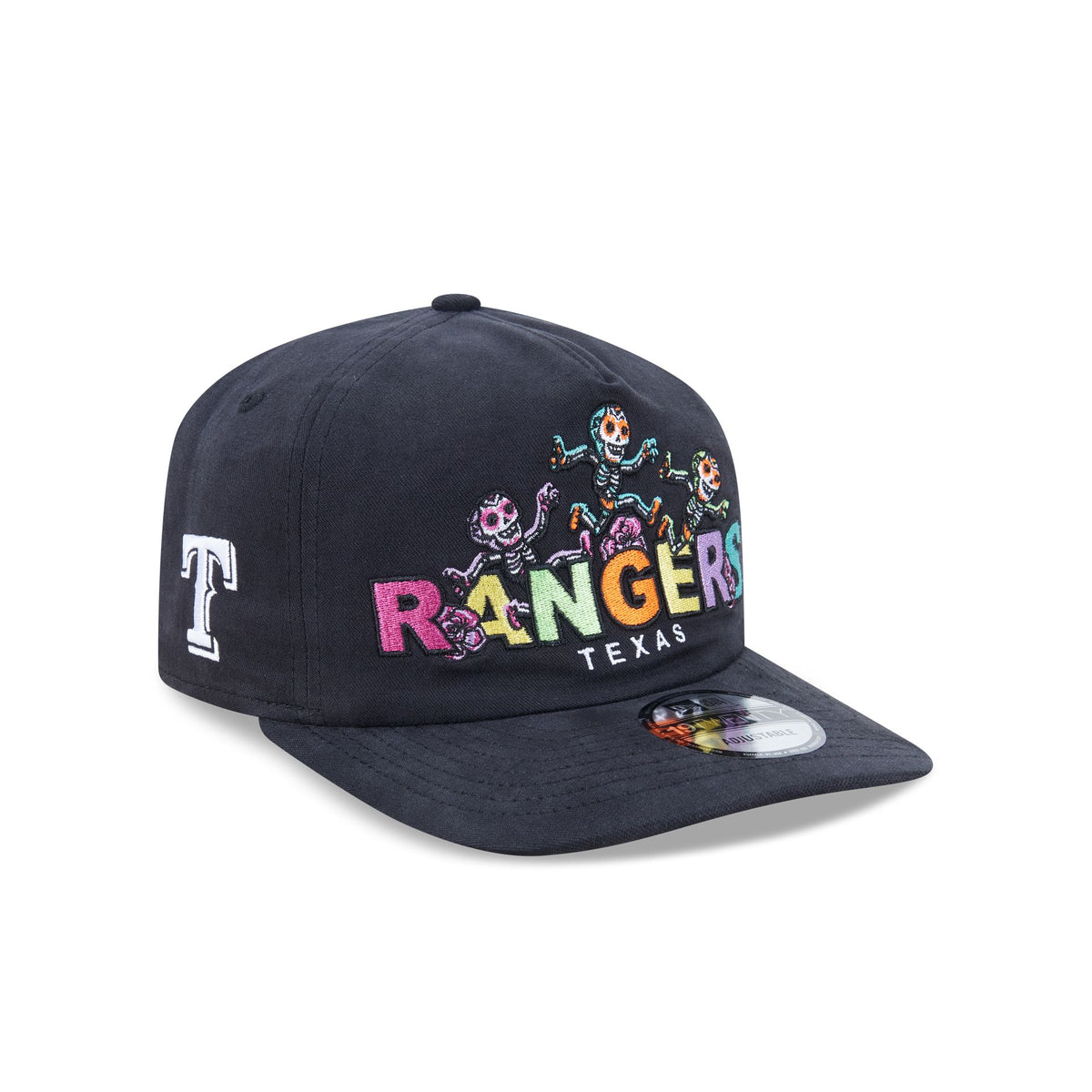 Texas Rangers Day of the Dead Skeleton Dance 19TWENTY Snapback Hat