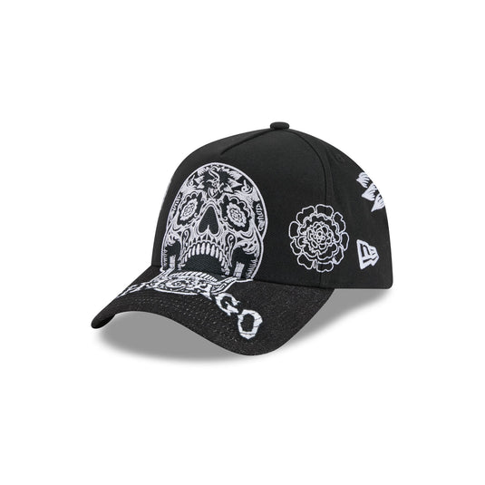 Chicago White Sox Day of the Dead Skull 9FORTY A-Frame Snapback Hat