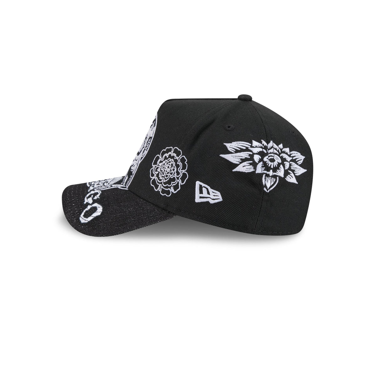 Chicago White Sox Day of the Dead Skull 9FORTY A-Frame Snapback Hat