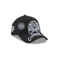 Chicago Cubs Day of the Dead Skull 9FORTY A-Frame Snapback Hat