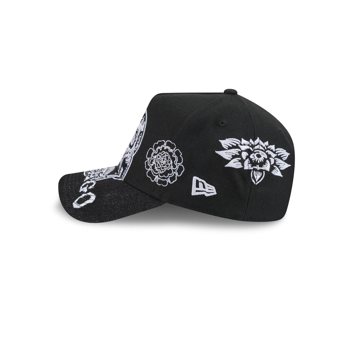 Chicago Cubs Day of the Dead Skull 9FORTY A-Frame Snapback Hat