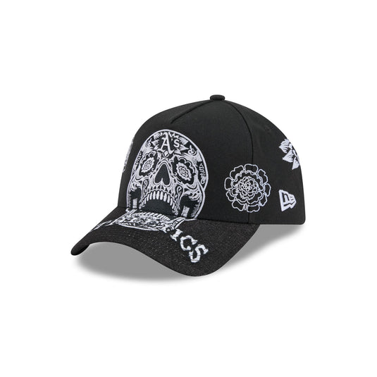 Athletics Day of the Dead Skull 9FORTY A-Frame Snapback Hat