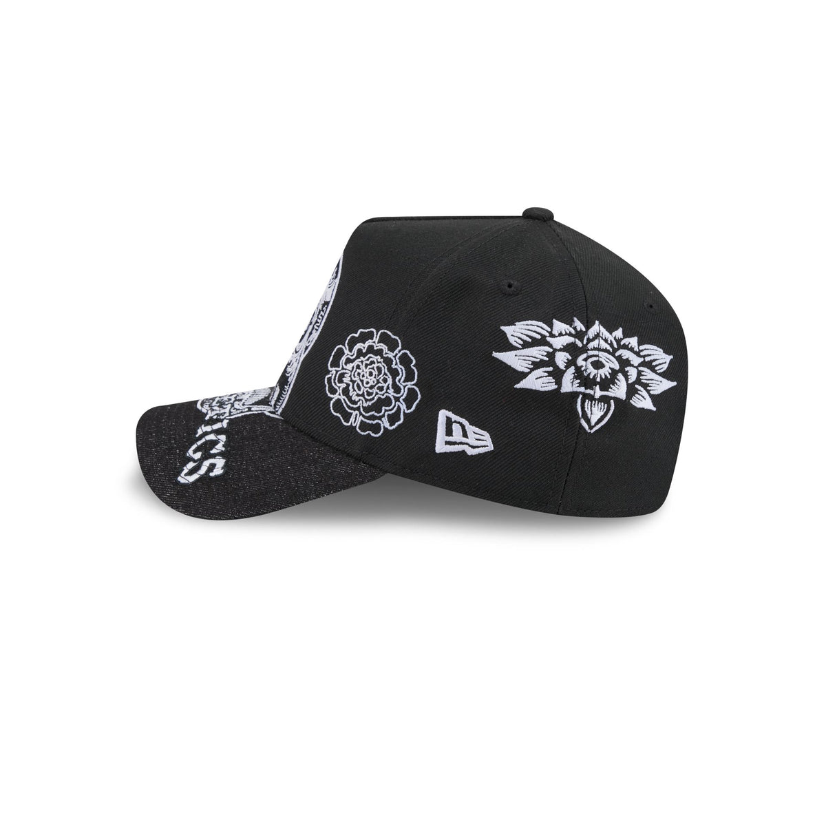 Athletics Day of the Dead Skull 9FORTY A-Frame Snapback Hat