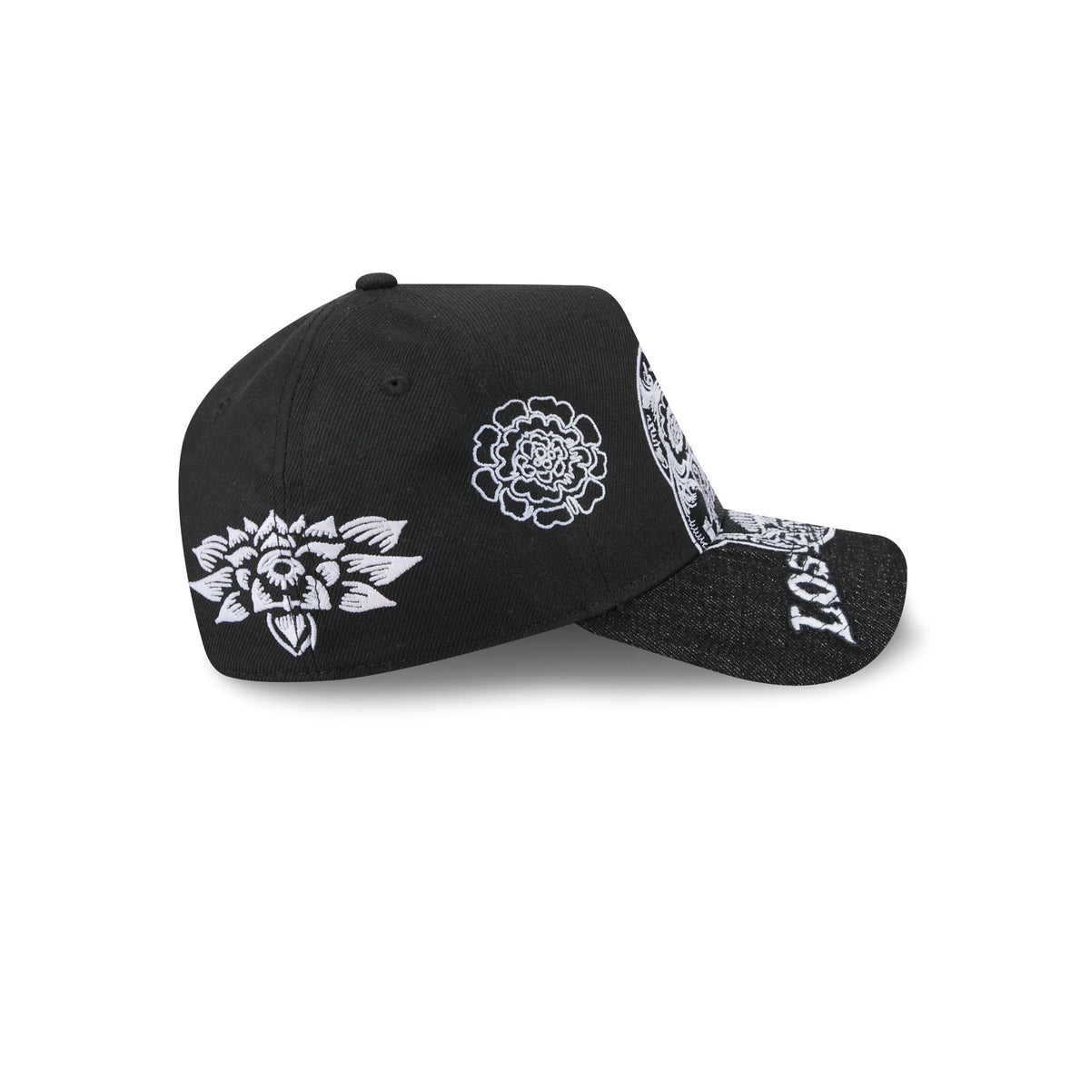 Los Angeles Dodgers Day of the Dead Skull 9FORTY A-Frame Snapback Hat