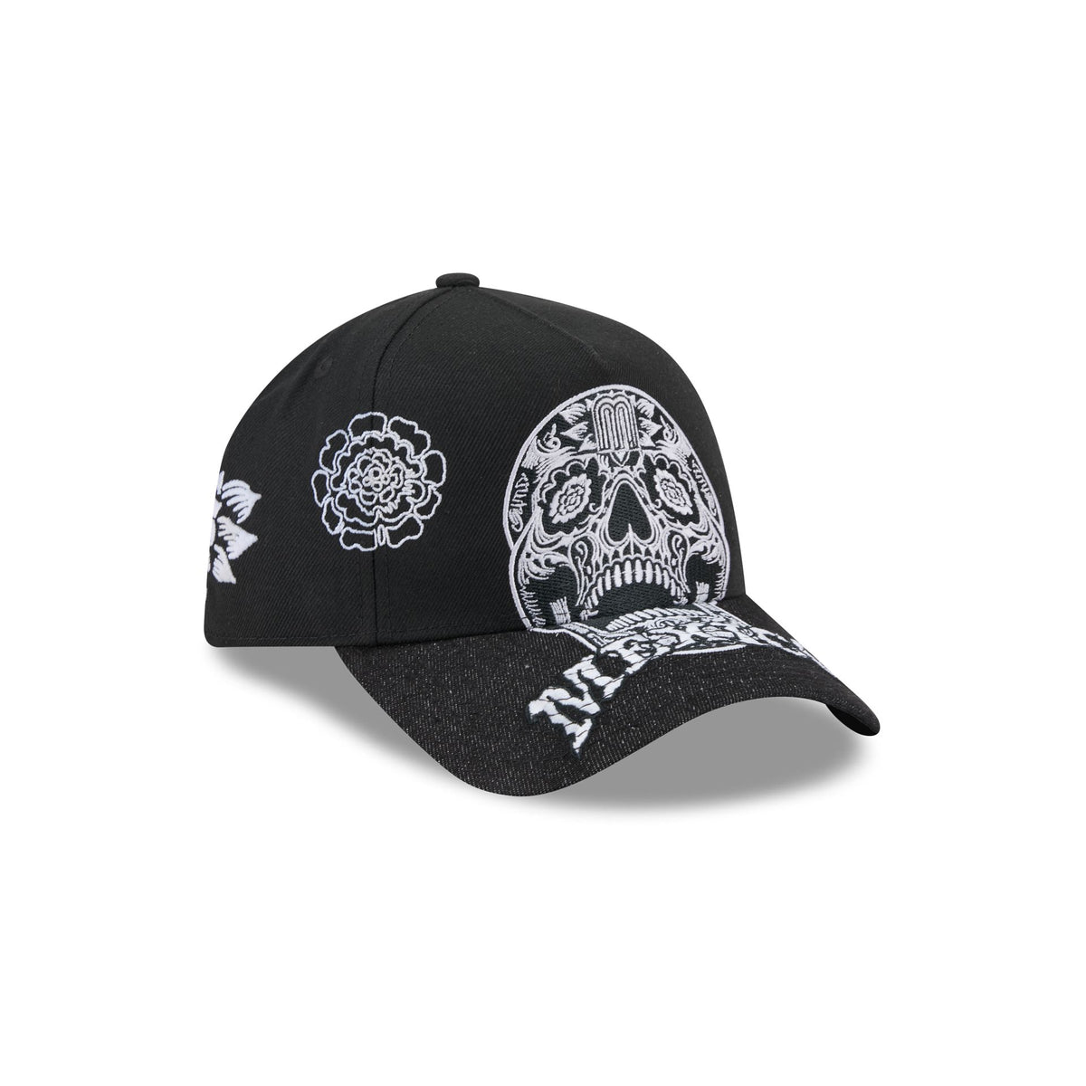 Mexico Baseball Day of the Dead Skull 9FORTY A-Frame Snapback Hat