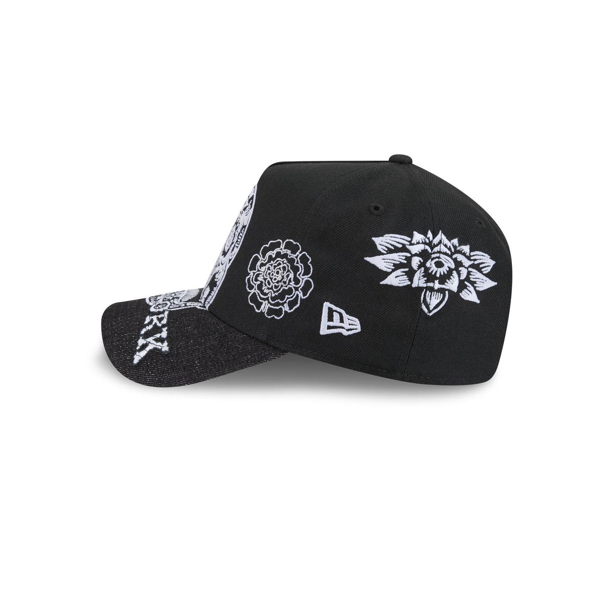 New York Mets Day of the Dead Skull 9FORTY A-Frame Snapback Hat