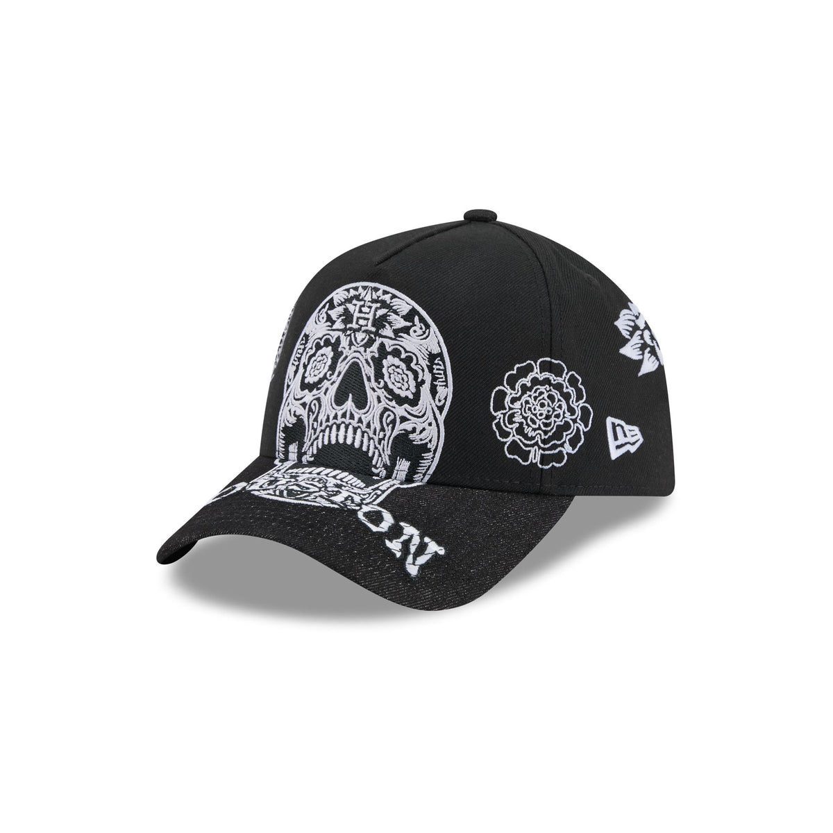 Houston Astros Day of the Dead Skull 9FORTY A-Frame Snapback Hat