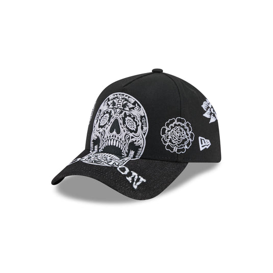 Houston Astros Day of the Dead Skull 9FORTY A-Frame Snapback Hat