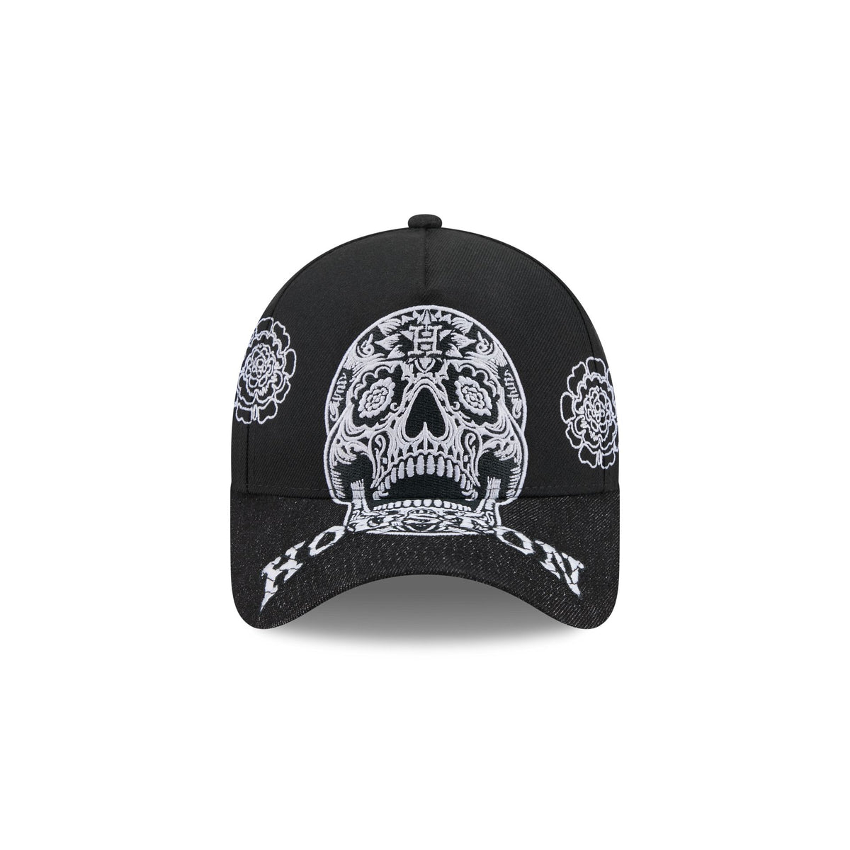 Houston Astros Day of the Dead Skull 9FORTY A-Frame Snapback Hat