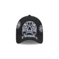 Texas Rangers Day of the Dead Skull 9FORTY A-Frame Snapback Hat
