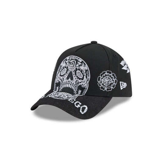 San Diego Padres Day of the Dead Skull 9FORTY A-Frame Snapback Hat