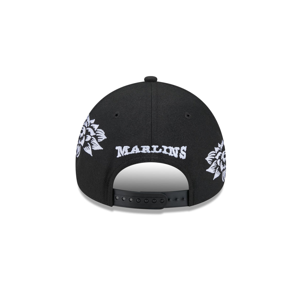 Miami Marlins Day of the Dead Skull 9FORTY A-Frame Snapback Hat