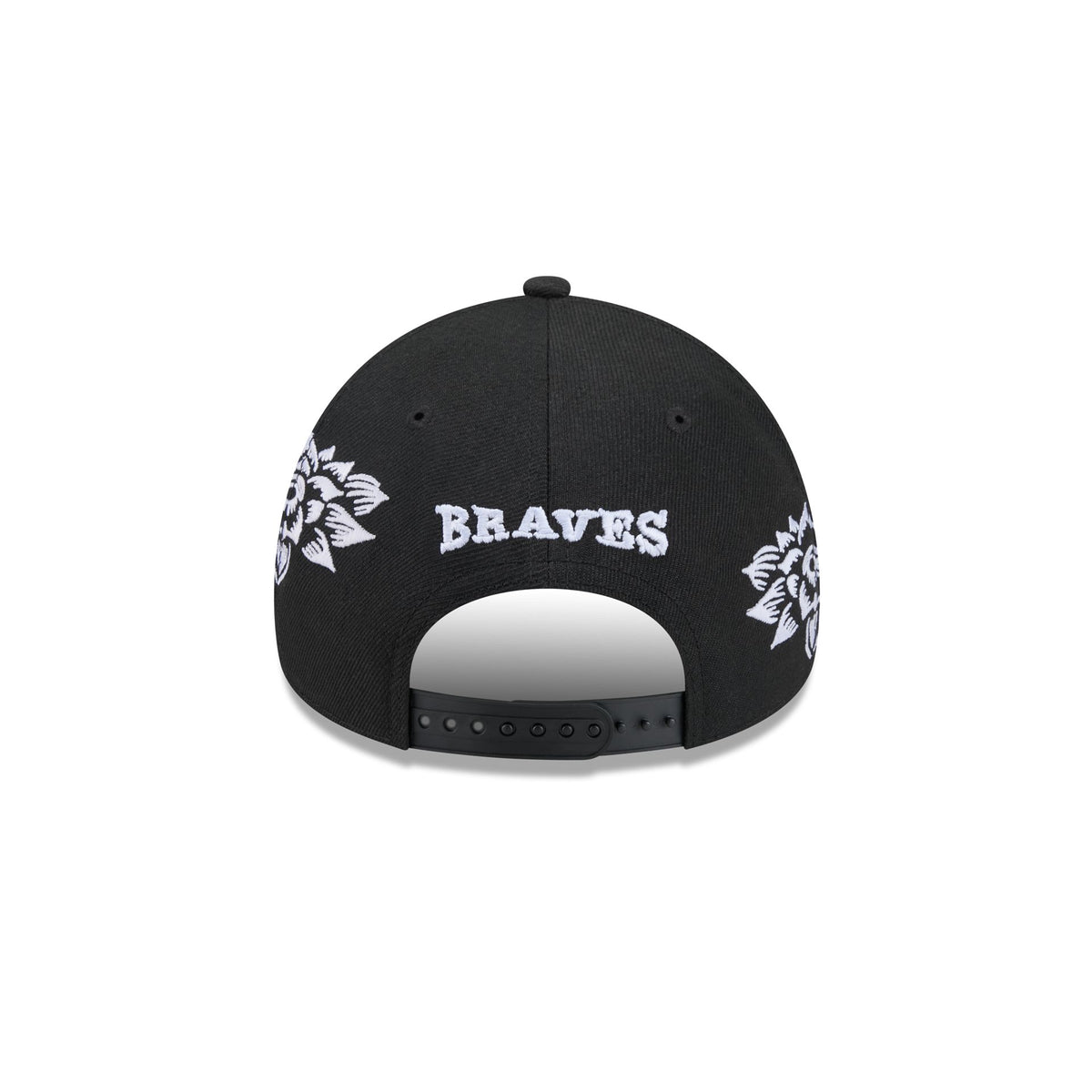 Atlanta Braves Day of the Dead Skull 9FORTY A-Frame Snapback Hat