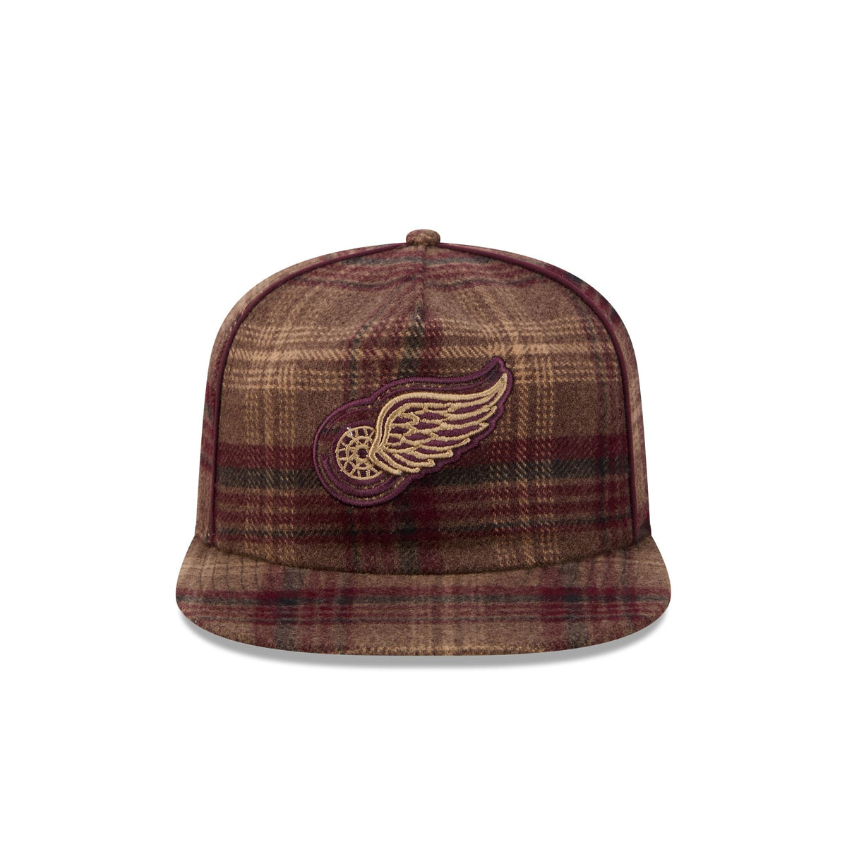 Detroit Red Wings Fall Plaid 19TWENTY Snapback Hat