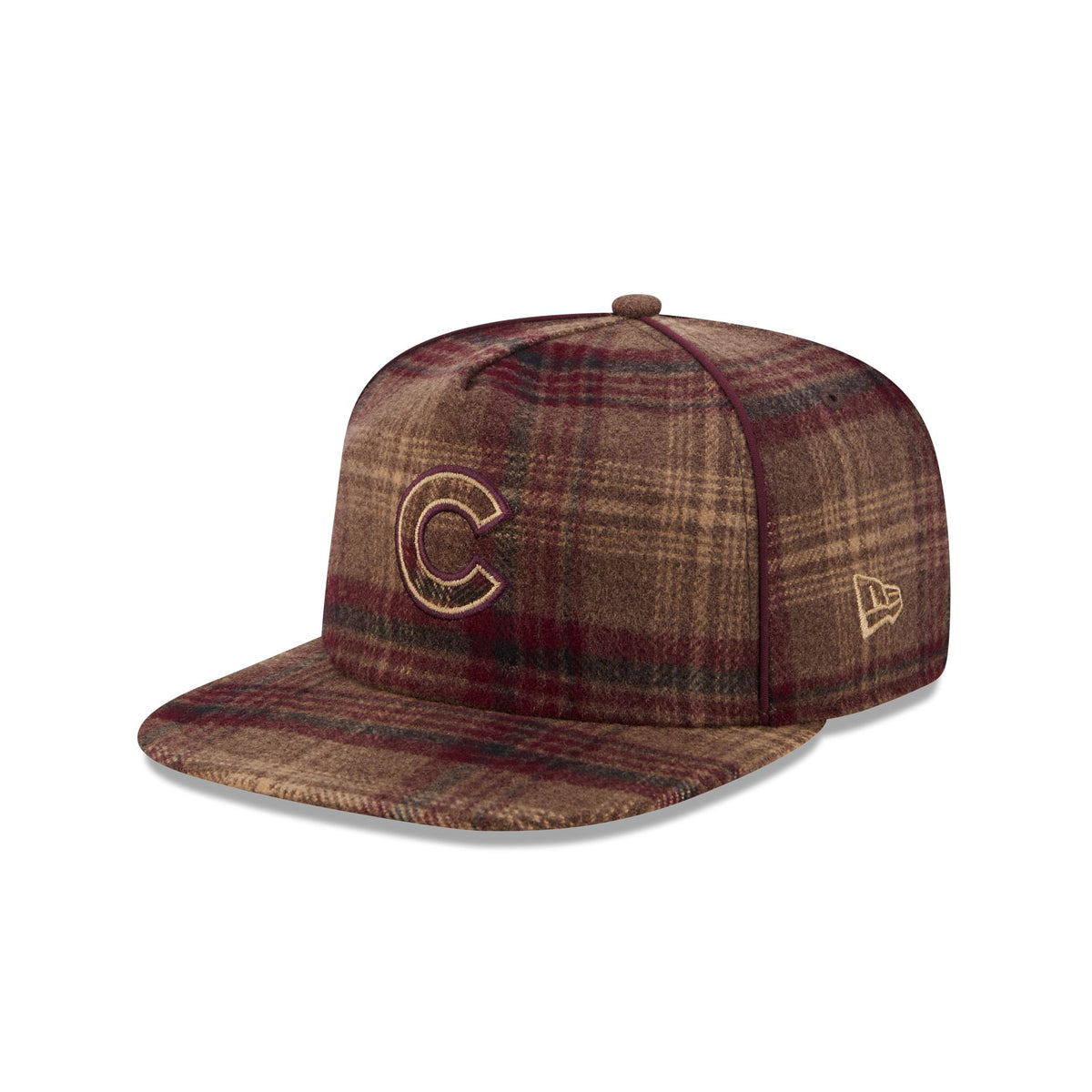 Chicago Cubs Fall Plaid 19TWENTY Snapback Hat