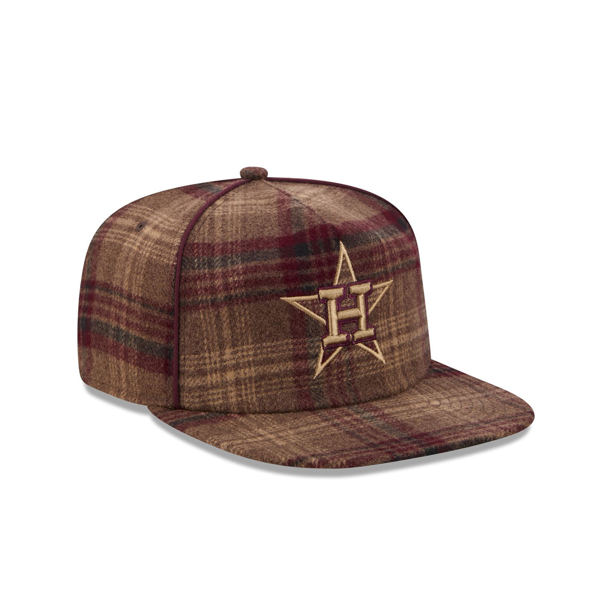 Houston Astros Fall Plaid 19TWENTY Snapback Hat