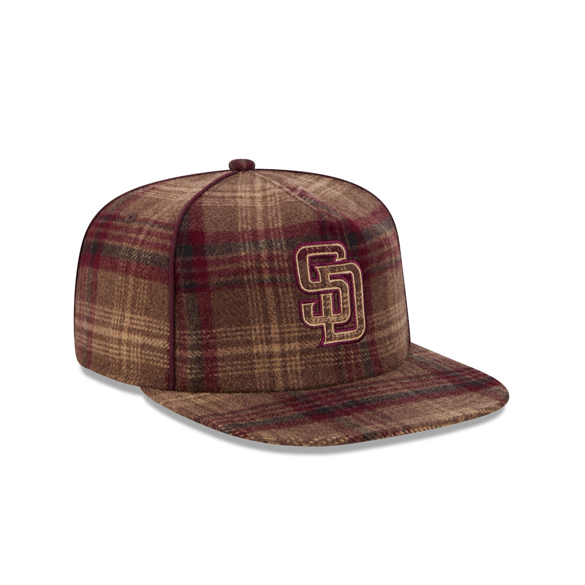San Diego Padres Fall Plaid 19TWENTY Snapback Hat