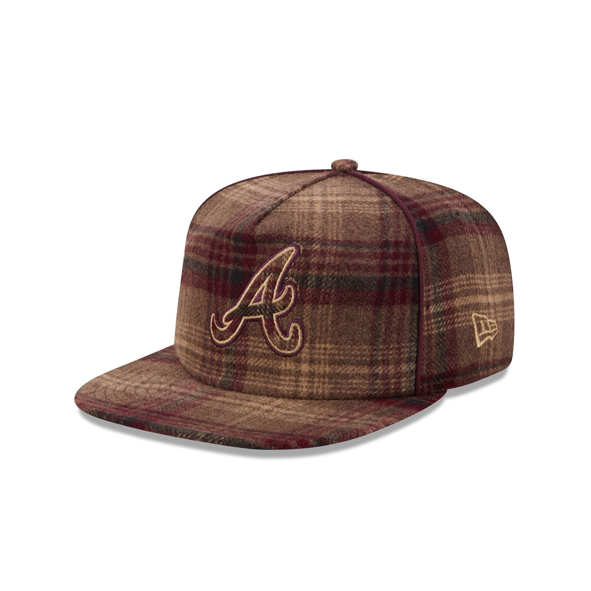 Atlanta Braves Fall Plaid 19TWENTY Snapback Hat