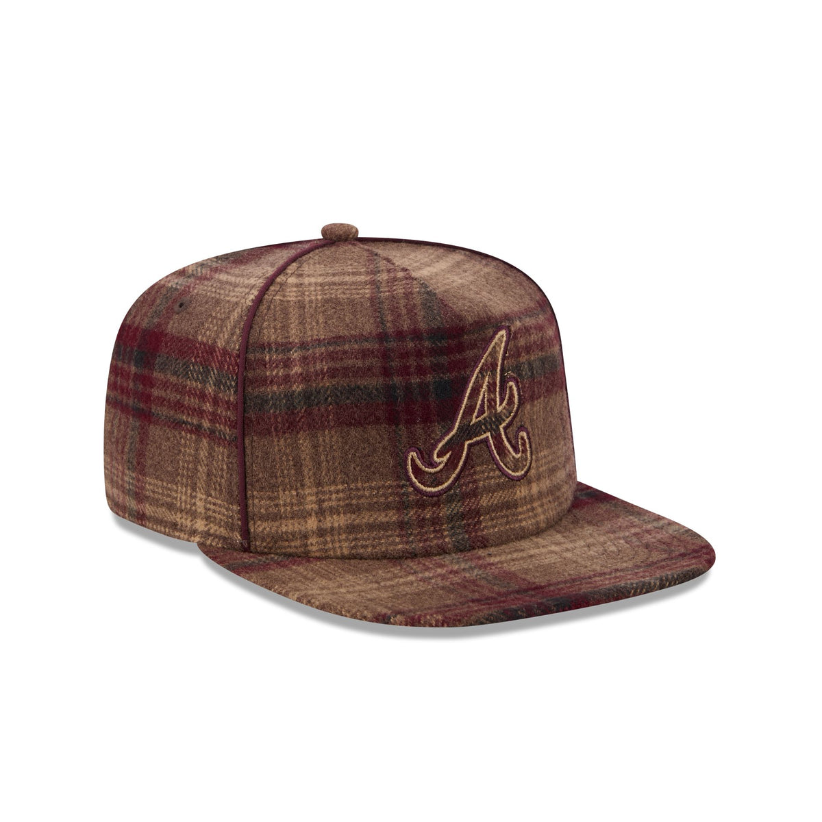 Atlanta Braves Fall Plaid 19TWENTY Snapback Hat