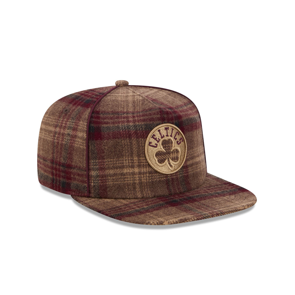 Boston Celtics Fall Plaid 19TWENTY Snapback Hat