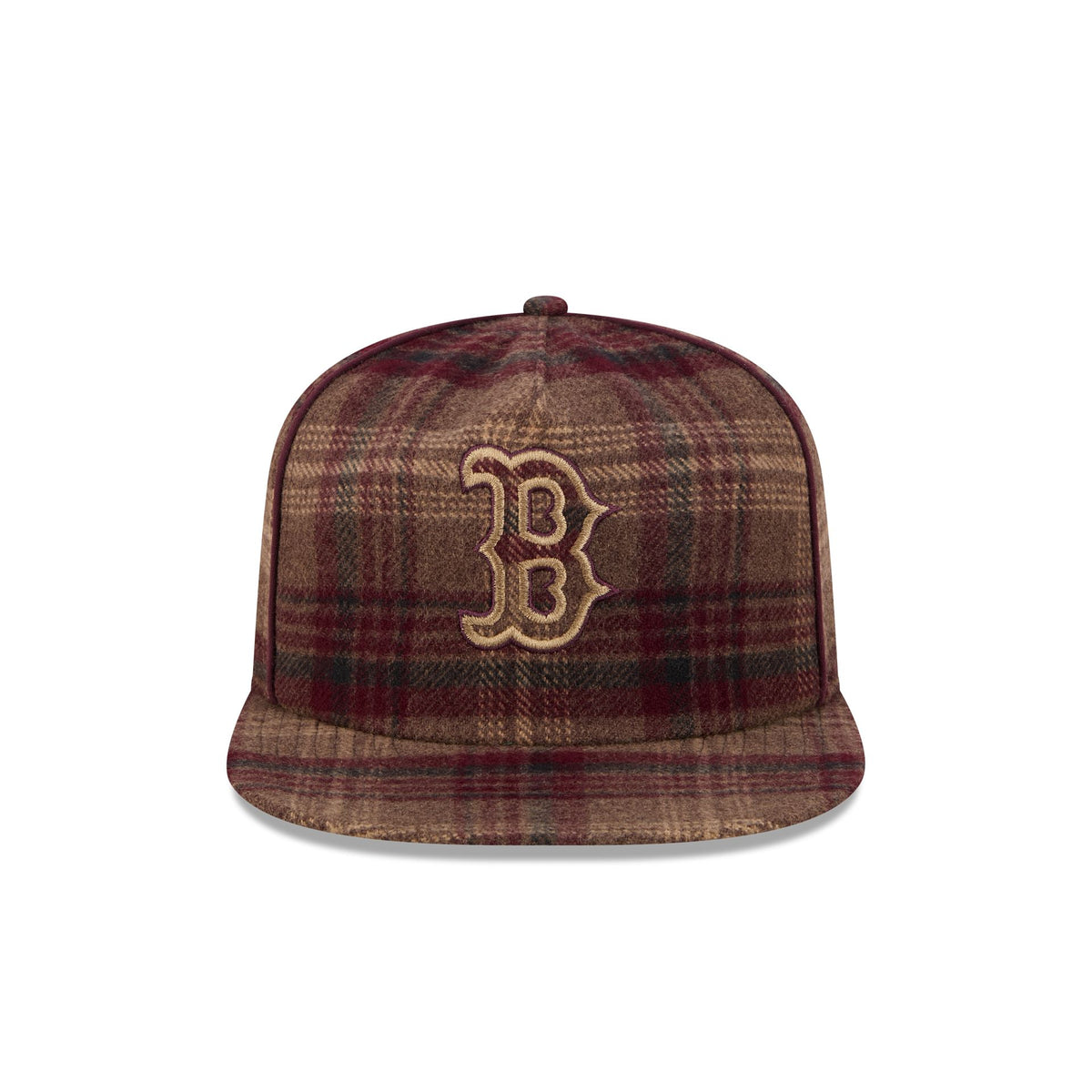 Boston Red Sox Fall Plaid 19TWENTY Snapback Hat