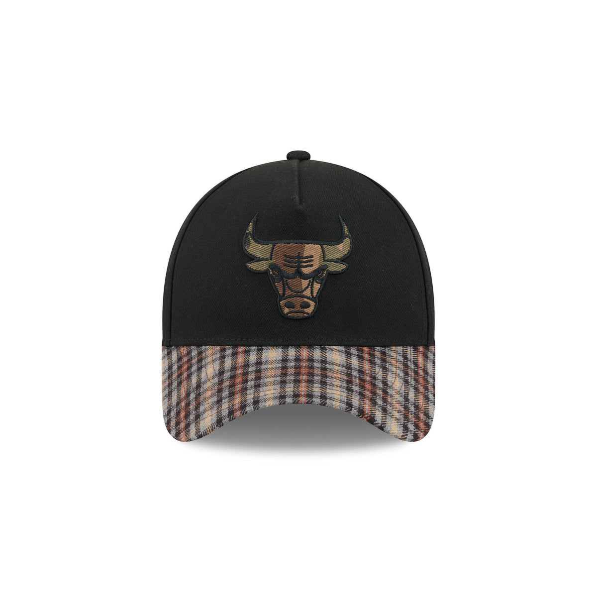 Chicago Bulls Fall Plaid Visor 59FORTY A-Frame Fitted Hat