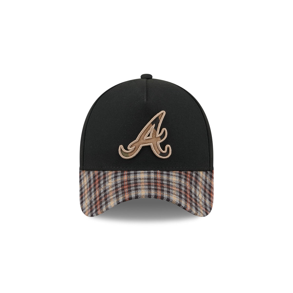 Atlanta Braves Fall Plaid Visor 59FORTY A-Frame Fitted Hat