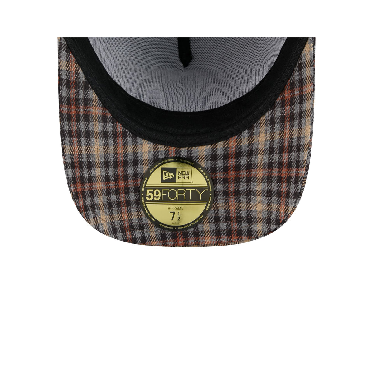 Los Angeles Lakers Fall Plaid Visor 59FORTY A-Frame Fitted Hat