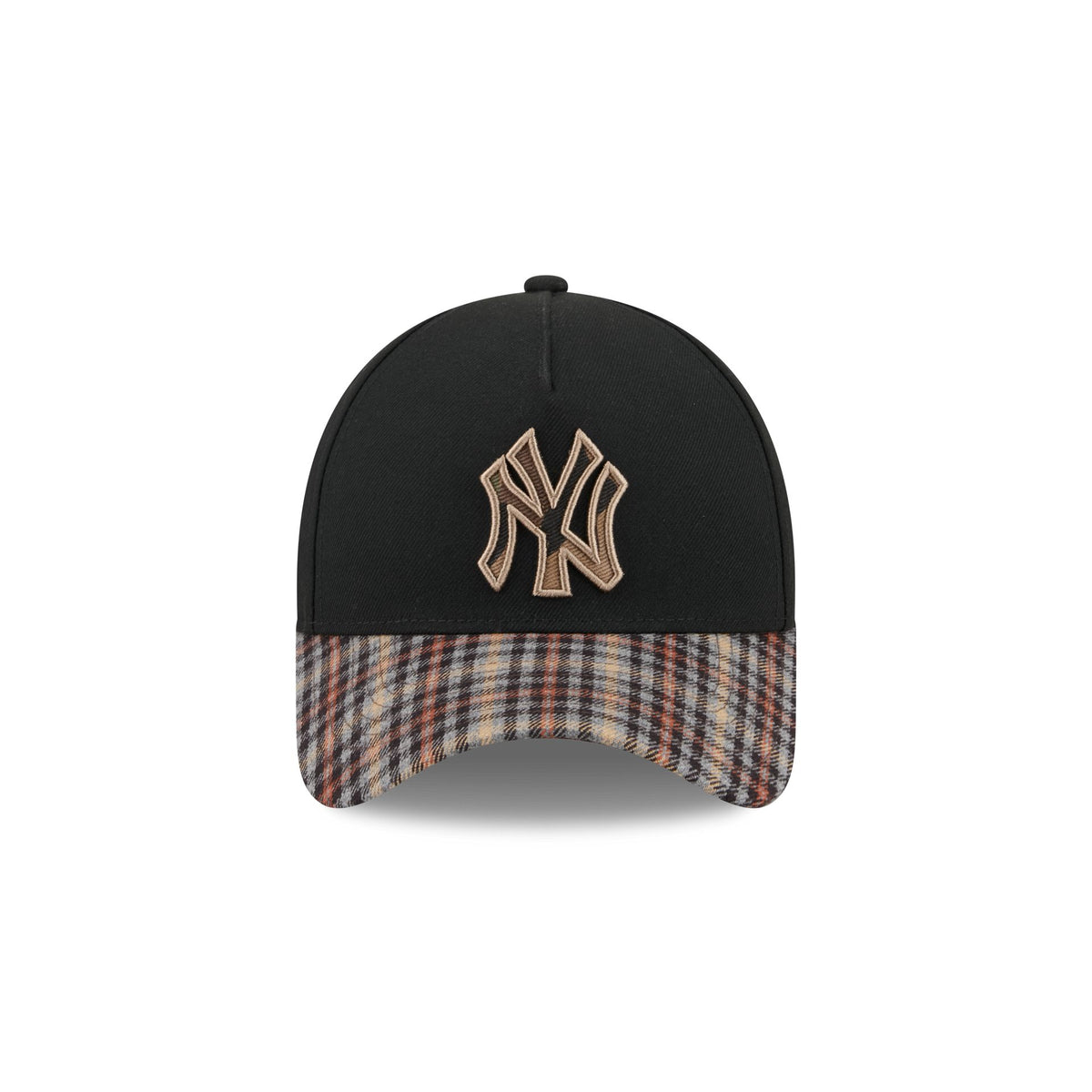 New York Yankees Fall Plaid Visor 59FORTY A-Frame Fitted Hat