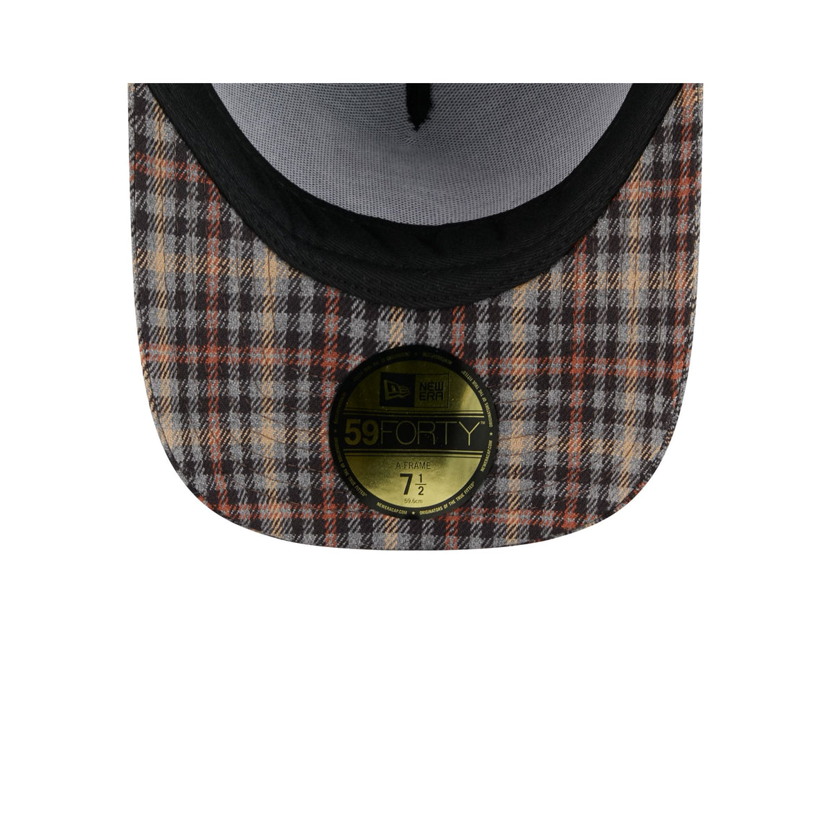 Philadelphia Eagles Fall Plaid Visor 59FORTY A-Frame Fitted Hat