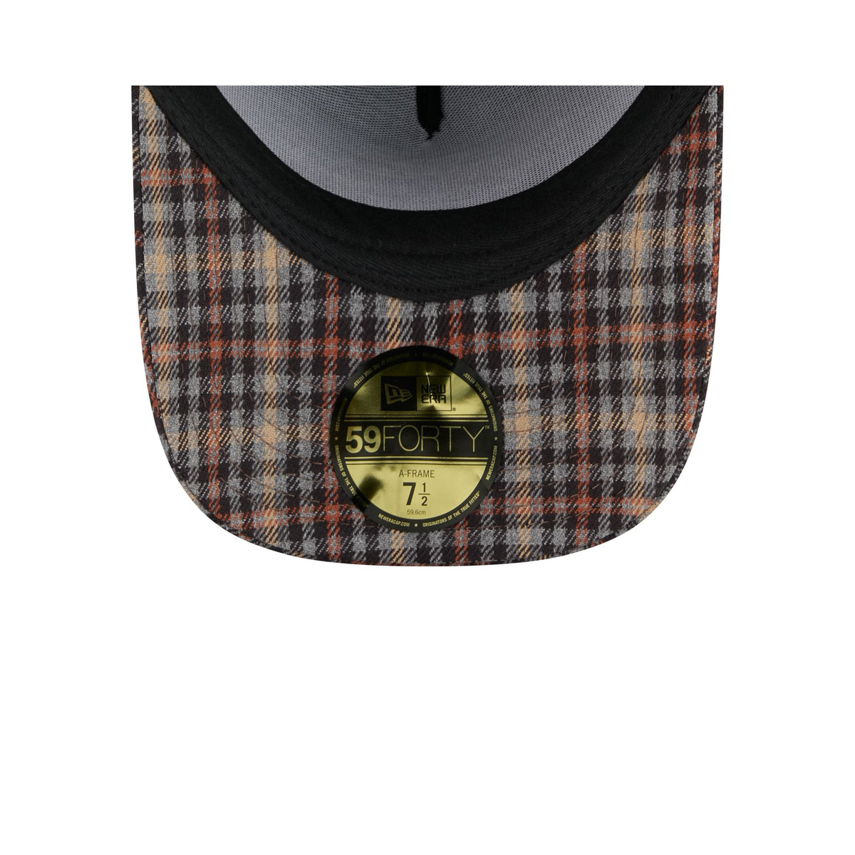 Chicago Blackhawks Fall Plaid Visor 59FORTY A-Frame Fitted Hat