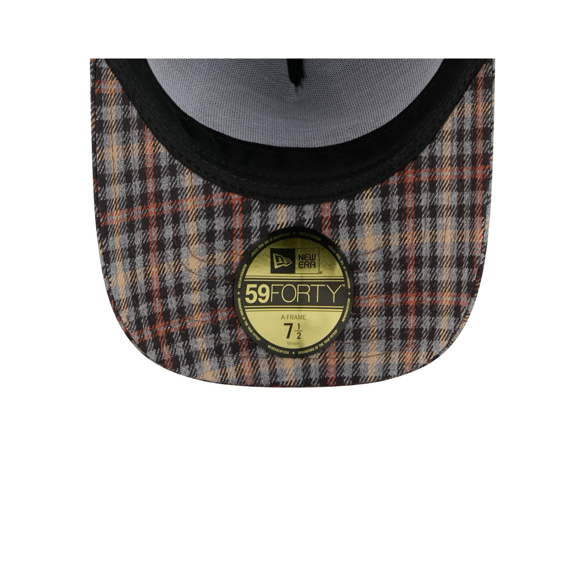 Buffalo Bills Fall Plaid Visor 59FORTY A-Frame Fitted Hat