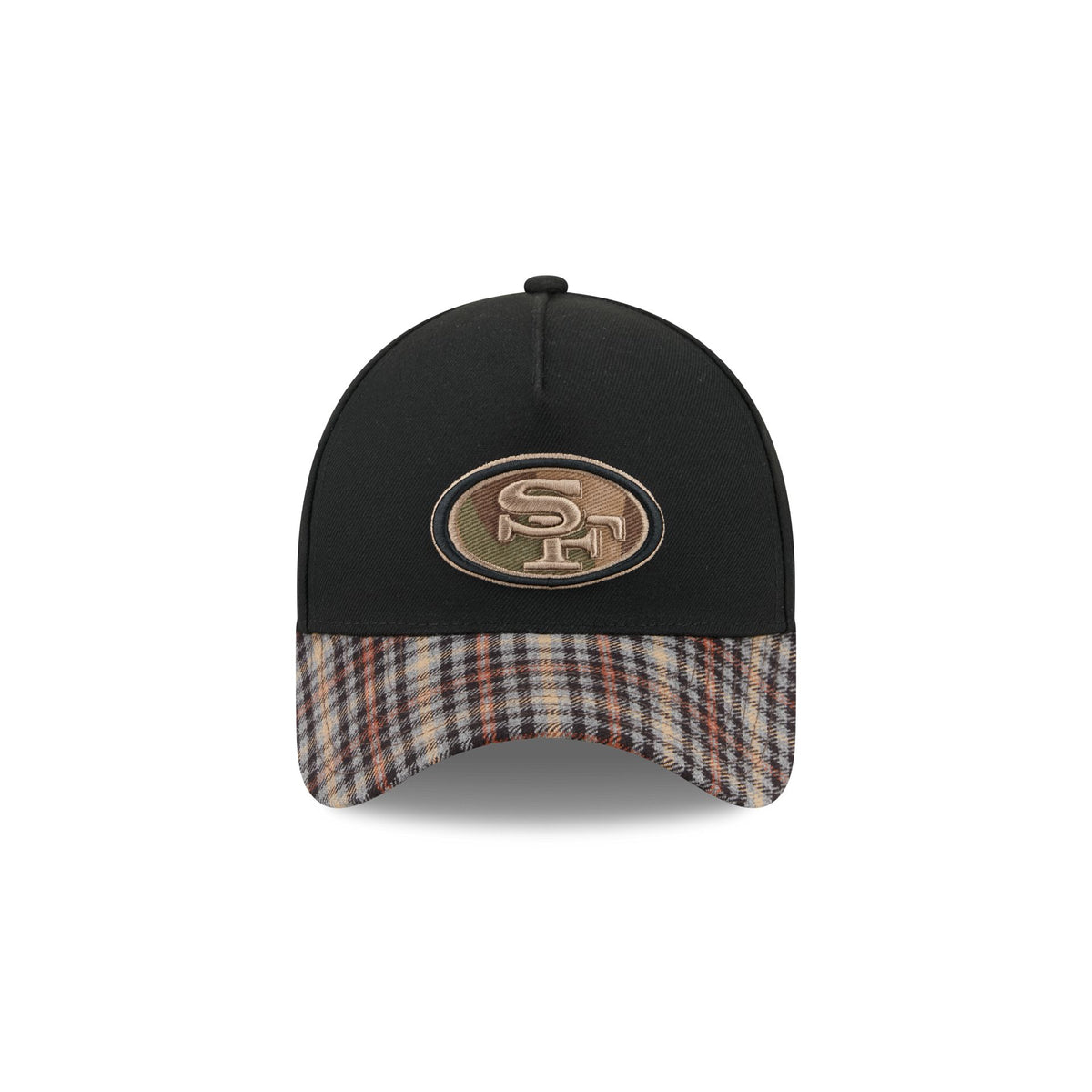San Francisco 49ers Fall Plaid Visor 59FORTY A-Frame Fitted Hat