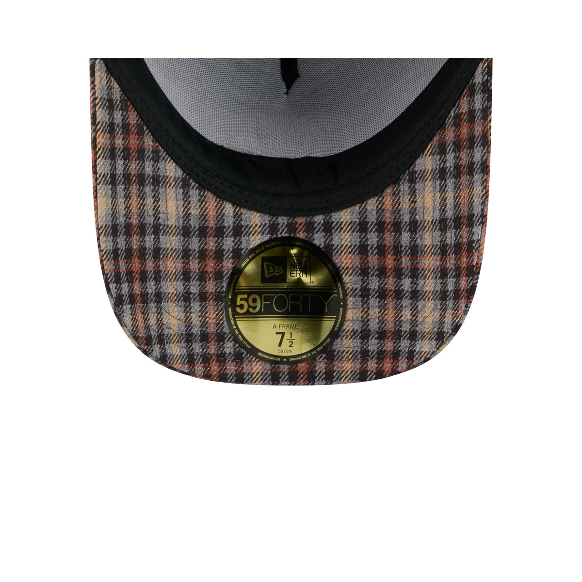 San Francisco 49ers Fall Plaid Visor 59FORTY A-Frame Fitted Hat