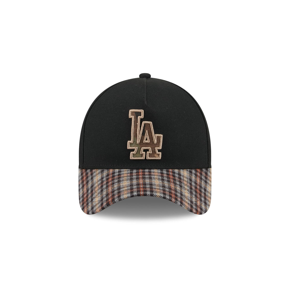 Los Angeles Dodgers Fall Plaid Visor 59FORTY A-Frame Fitted Hat