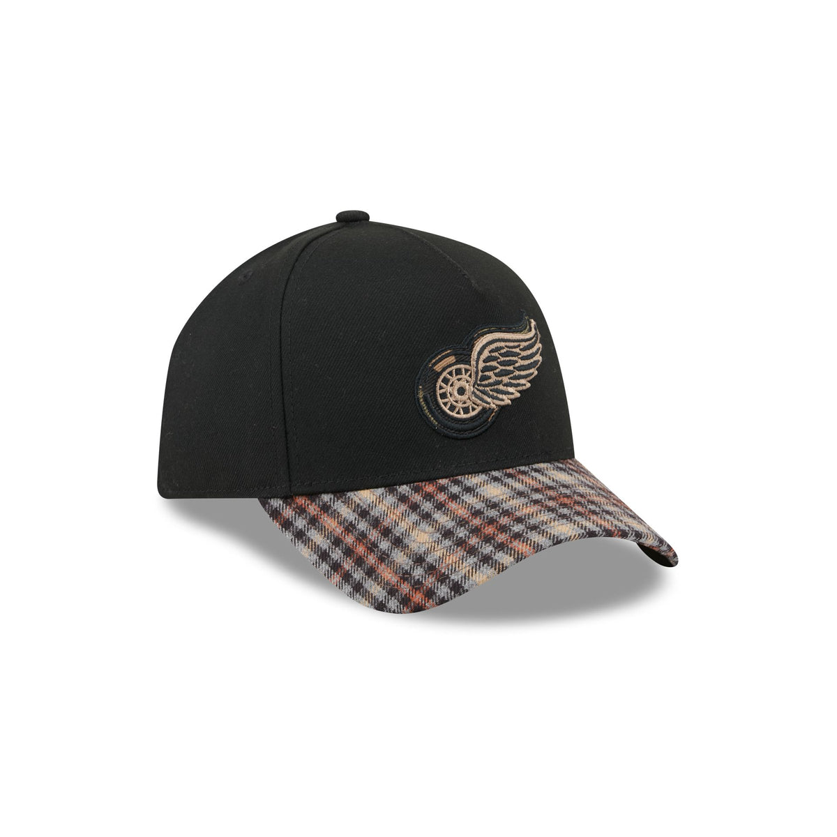 Detroit Red Wings Fall Plaid Visor 59FORTY A-Frame Fitted Hat