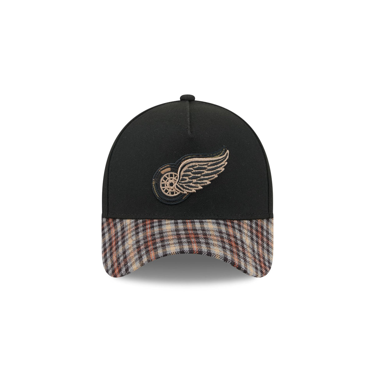 Detroit Red Wings Fall Plaid Visor 59FORTY A-Frame Fitted Hat