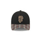 San Francisco Giants Fall Plaid Visor 59FORTY A-Frame Fitted Hat