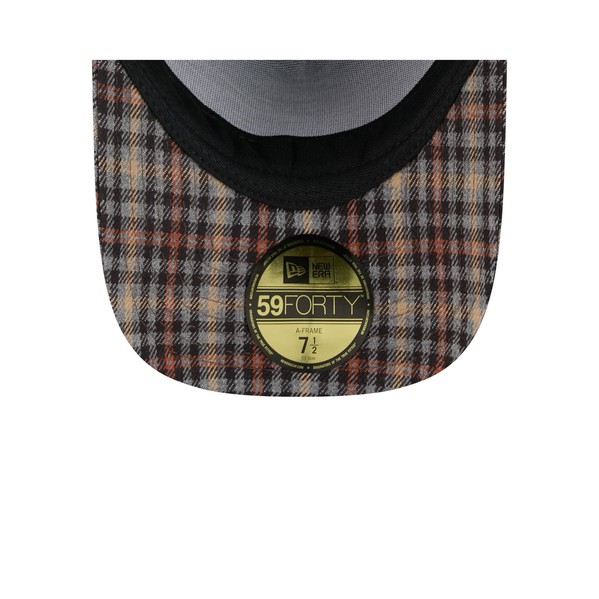 San Francisco Giants Fall Plaid Visor 59FORTY A-Frame Fitted Hat