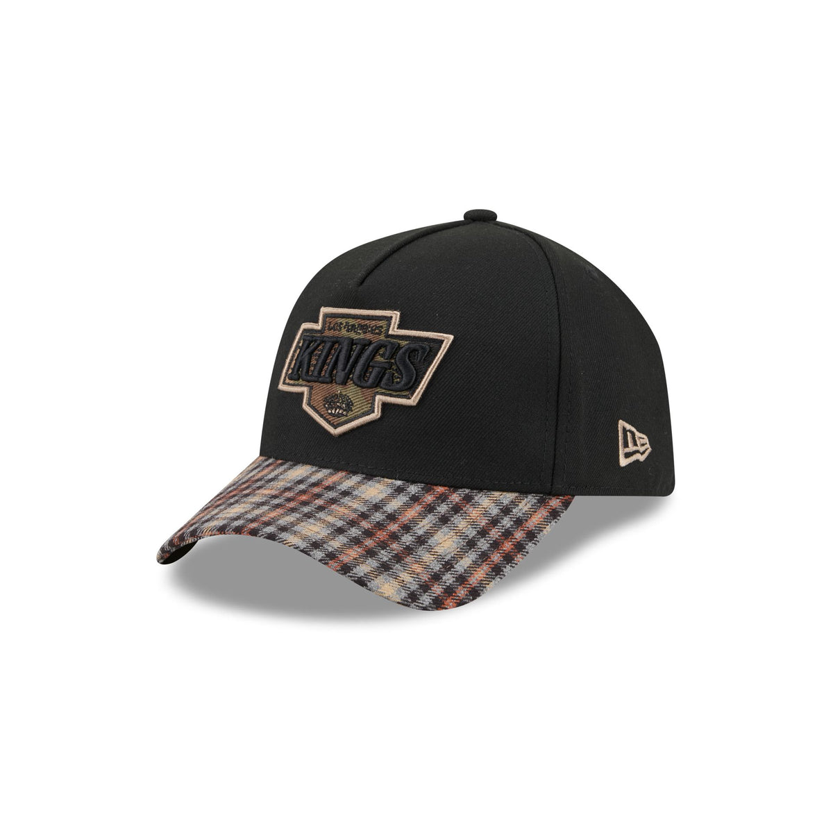 Los Angeles Kings Fall Plaid Visor 59FORTY A-Frame Fitted Hat