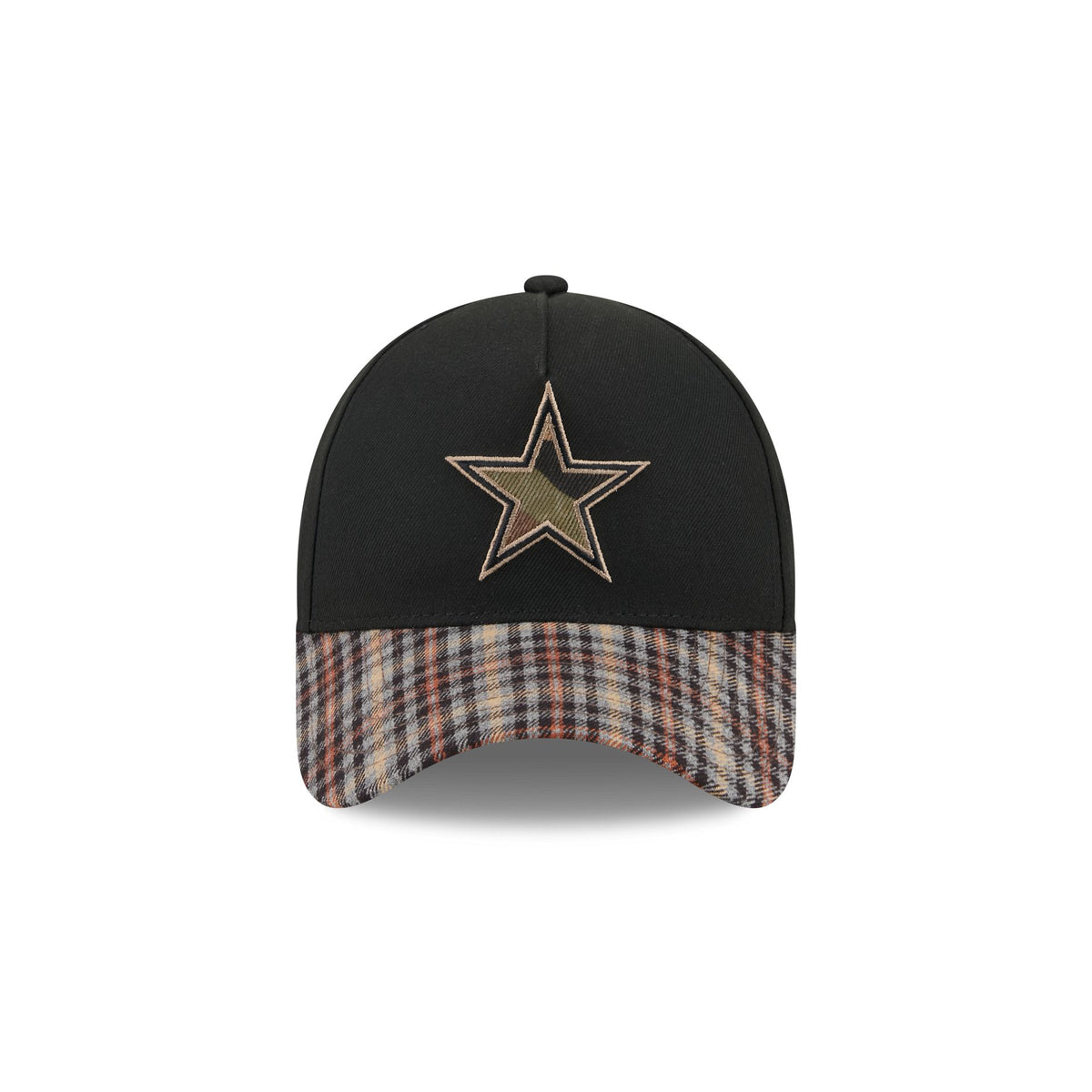 Dallas Cowboys Fall Plaid Visor 59FORTY A-Frame Fitted Hat