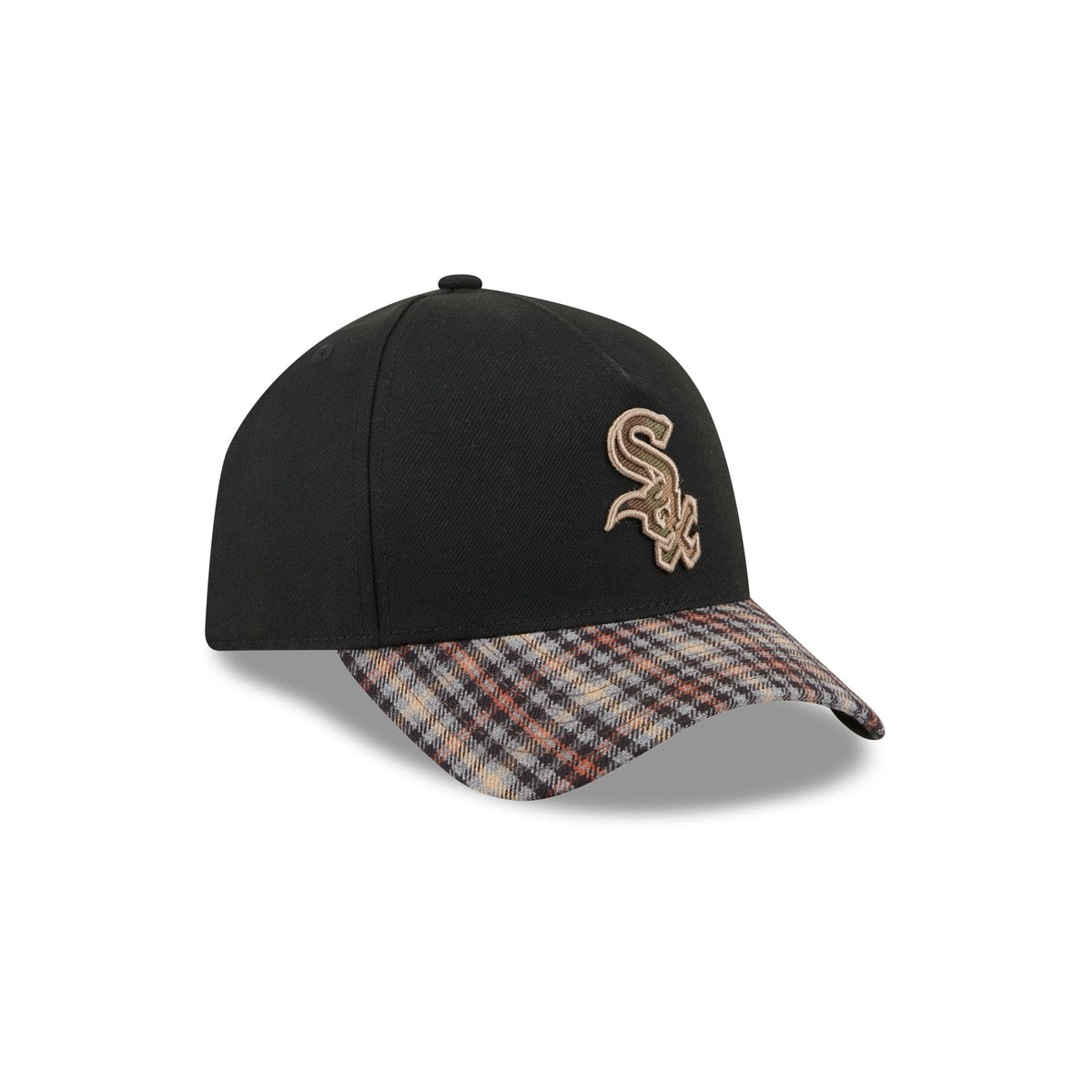 Chicago White Sox Fall Plaid Visor 59FORTY A-Frame Fitted Hat