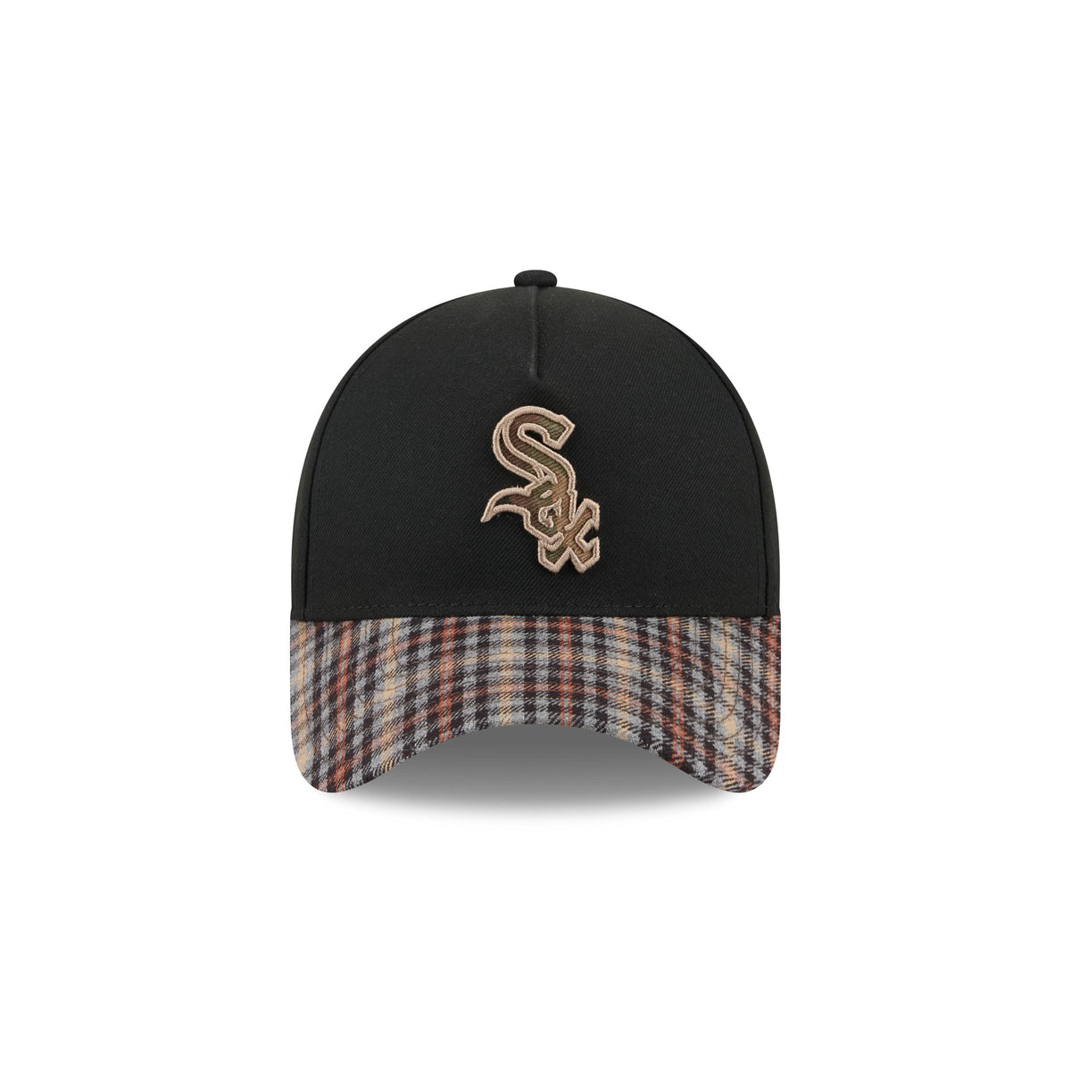 Chicago White Sox Fall Plaid Visor 59FORTY A-Frame Fitted Hat