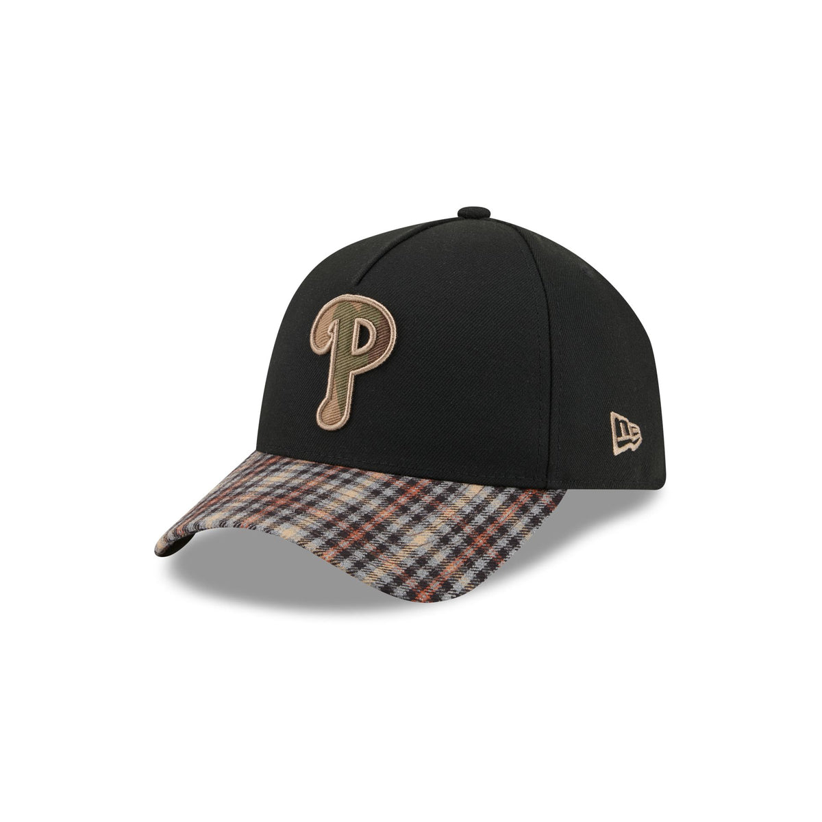 Philadelphia Phillies Fall Plaid Visor 59FORTY A-Frame Fitted Hat