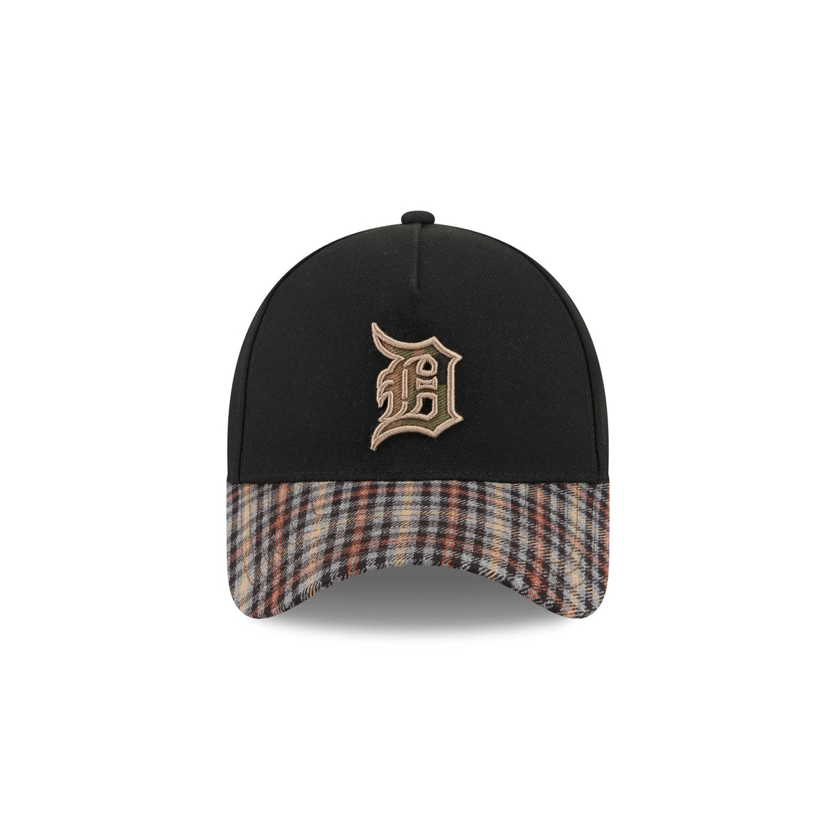 Detroit Tigers Fall Plaid Visor 59FORTY A-Frame Fitted Hat