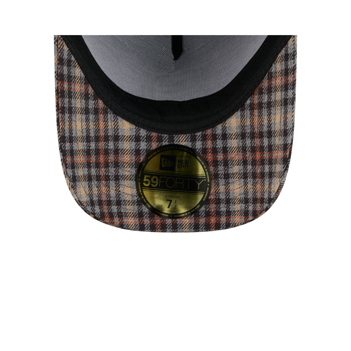 San Diego Padres Fall Plaid Visor 59FORTY A-Frame Fitted Hat